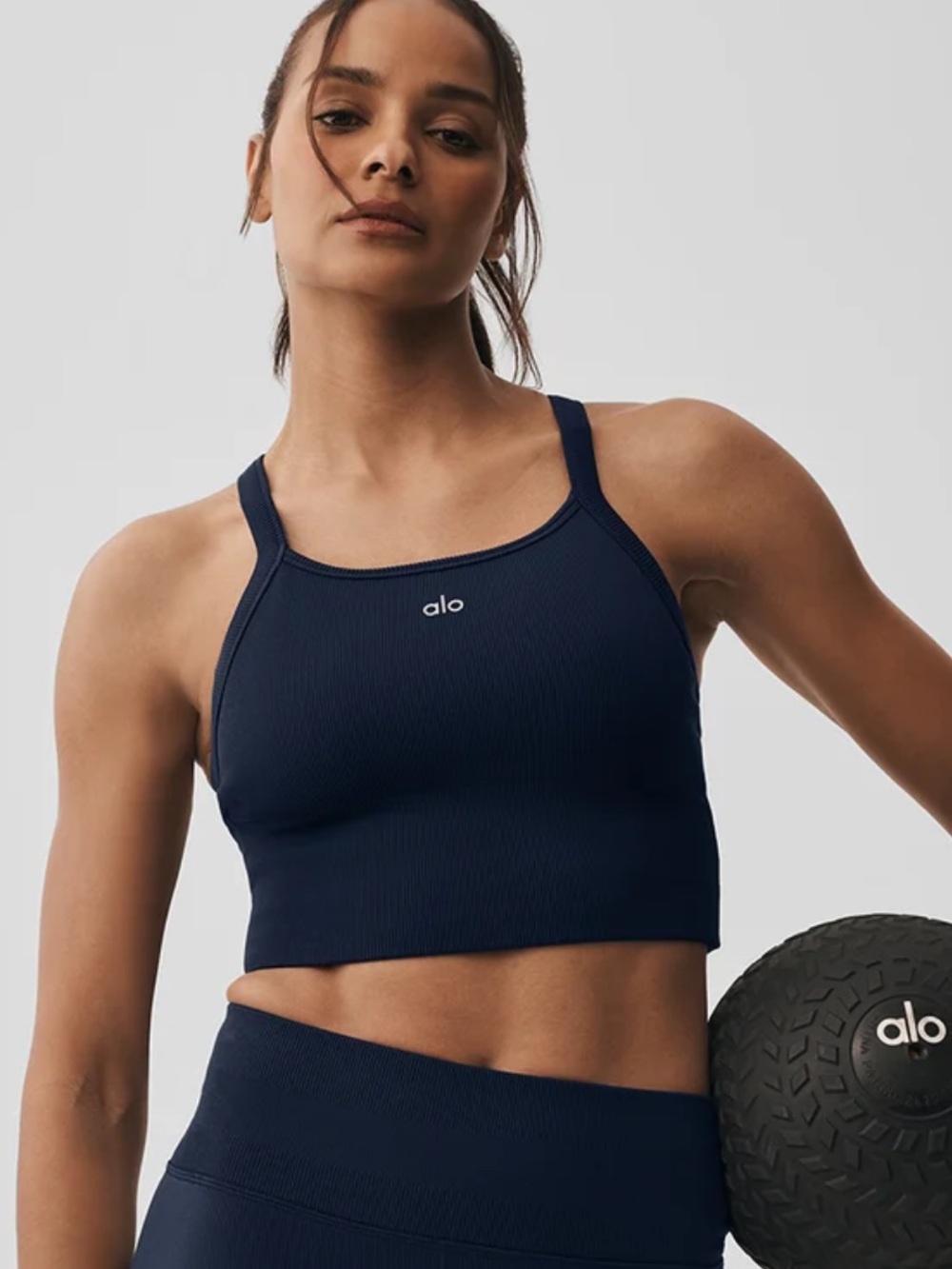 ALO Yoga Seamless Ribbed Favorite Bra Tank
